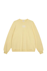 Damen Sweatshirt Oversized / Gelb