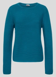 Damen Strickpullover Natural Glow / Blau