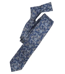 Gewebt Krawatte gemustert / Blau