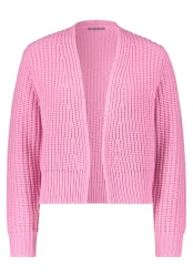 Damen Grobstrickjacke / Rosa