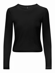 Damen Langarmshirt ONLPARIS / Schwarz