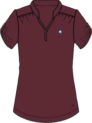 Damen Poloshirt / Bordeaux