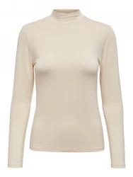 Damen Langarmshirt JDYSANDY / Creme