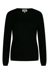 Damen Pullover Cashmere / schwarz