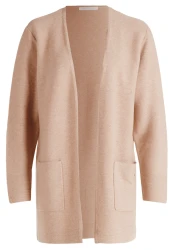 Damen Longstrickjacke / Beige