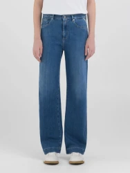 Damen Jeans straight fit / Blau