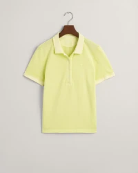 Damen Piqué Poloshirt / gelb
