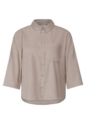 Cord-Bluse / beige