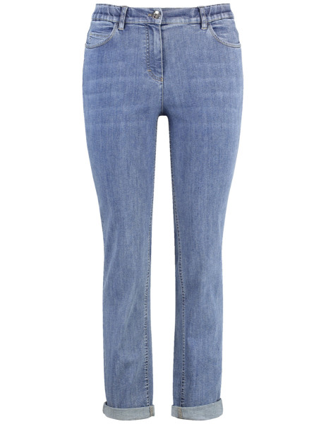 Curvy Jeans Betty mit Saumaufschlag