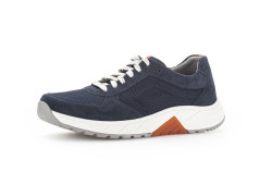 Herren Sneaker Leder/Textil / Dunkelblau