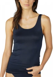 Damen Top Sporty-hemd / Dunkelblau