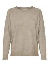 Damen Strickpullover ONLLESLY / Beige