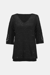 Damen Pullover / Schwarz