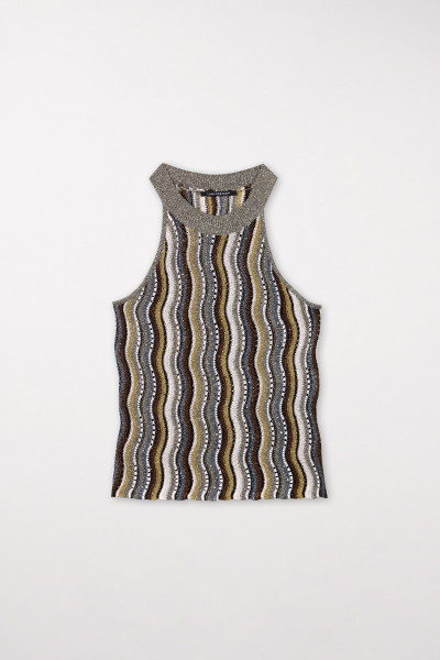 Top mit Fancy-Stripe