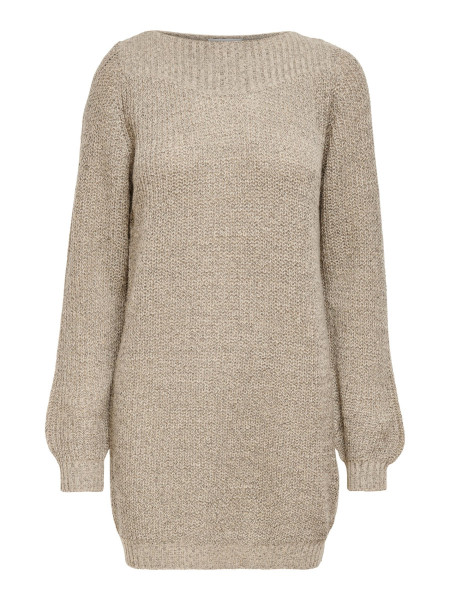 JDYWHITNEY MEGAN L/S BOAT DRESS KNT NOOS