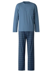 Herren Pyjama / Blau
