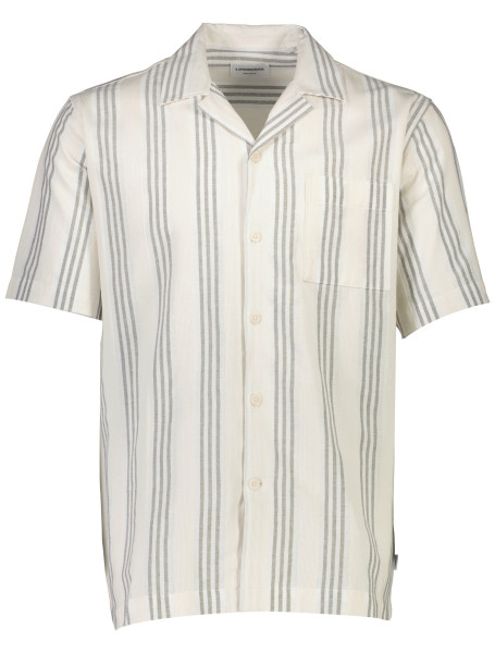 Seersucker-Hemd mit Resort-Kragen