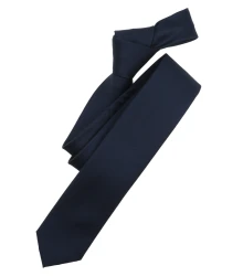 Gewebt Krawatte uni 001040 / Blau