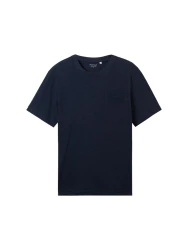 Herren T-Shirt in Melange Optik / Blau