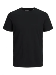 Basic Herren T-Shirt Bio-Baumwolle JJEORGANIC BASIC TEE / Schwarz