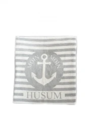 Maritime Husum Jacquard-Decke / Grau