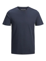 Basic Herren T-Shirt Bio-Baumwolle JJEORGANIC BASIC TEE / Blau