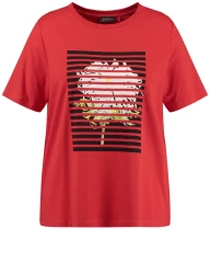 Curvy T-Shirt / Rot