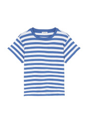 Damen Streifen T-Shirt / Blau