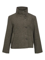 Damen Jacke OBJRIKI / Braun