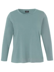 Curvy Langarmshirt / Grün