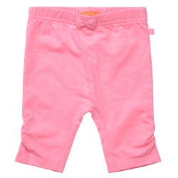 Baby Capri-Leggings mit Zierschleife / Pink
