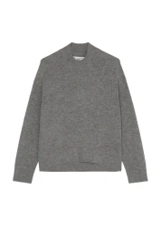 Damen Pullover Schurwolle-Mix / Grau