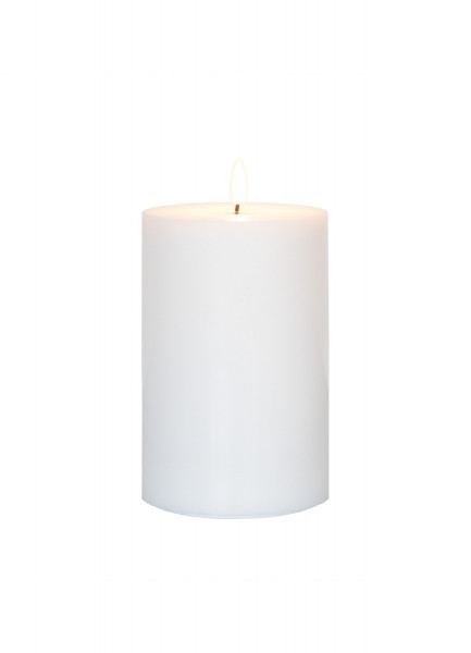 LED-Kerze Indoor 10cm x 15 cm Weiß