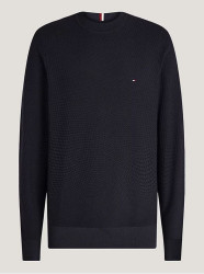 Herren Waffelstrickpullover / Dunkelblau