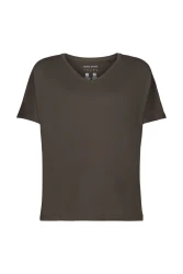Damen Active-T-Shirt mit V-Ausschnitt und E-DRY / Grün