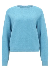 Damen Feinstrickpullover / Blau