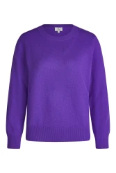 Damen Cashmere Pullover / Violett