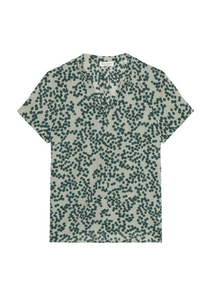 Print-Blusen-Shirt regular