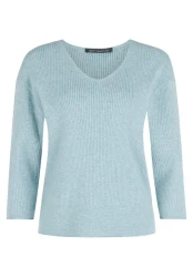 Damen Feinstrickpullover / Blau