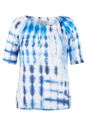 Damen-T-Shirt Batik / Blau