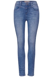 Damen Slim Fit Jeans / Blau