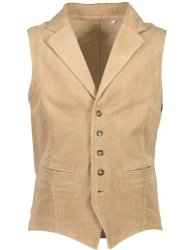 Herren Cordweste / Beige