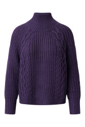 Damen Strickpullover / Violett