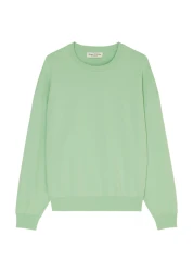 Damen Sweatshirt mit Logo-Rückenprint / Grün