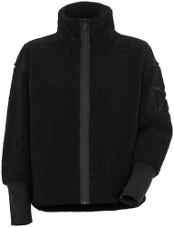 Damen Teddyjacke MELLA / Schwarz