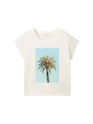 Kinder T-Shirt mit Fotoprint / Weiß