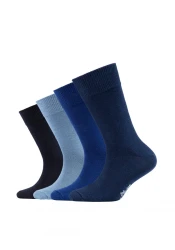 Kinder Socken 4er Pack / Blau