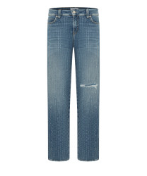 Damen Jeans Paris straight ancle / Blau