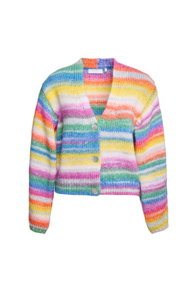 Damen Cardigan space dye yarn