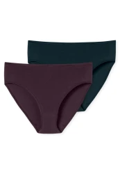 Damen Slip 2 Pack / Mehrfarbig